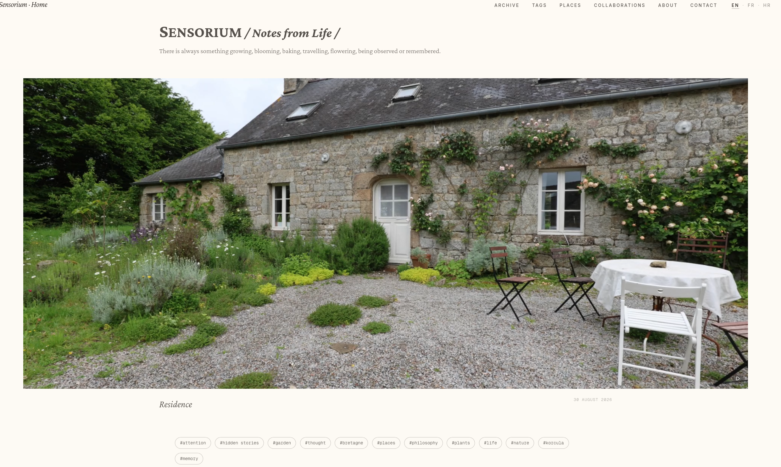 Sensorium — Multilingual Editorial Journal & CMS